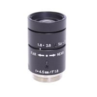 Kowa LM5NF 1/3" 4.5mm F1.8 Manual Iris NF-Mount Lens, Megapixel Rated